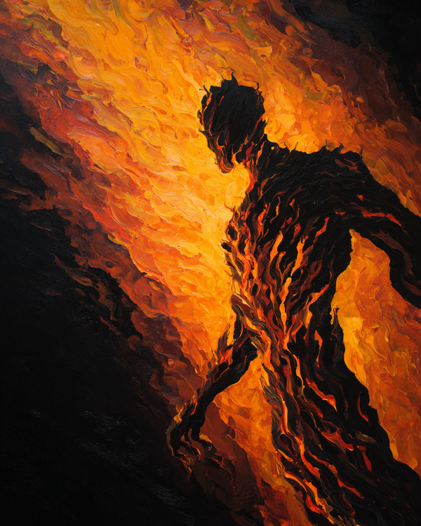 Malen nach Zahlen – Feuer-Elementar