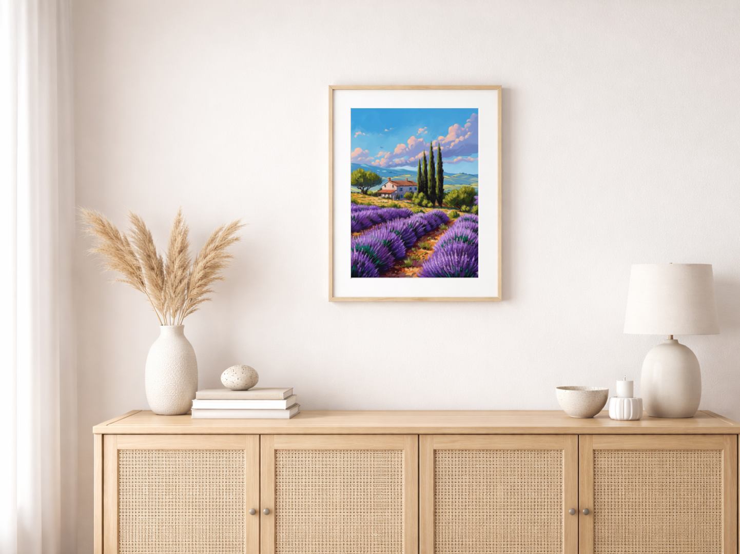 Malen nach Zahlen – Endless Lavender Rows Leading