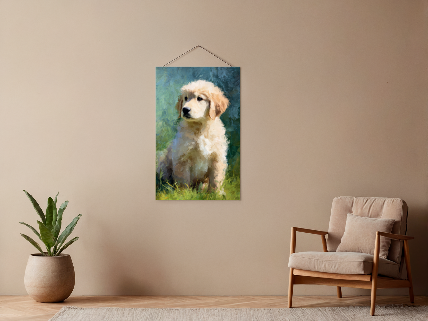 Malen nach Zahlen – Treuer Vierbeiner