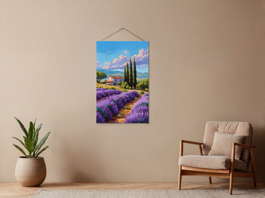 Malen nach Zahlen – Endless Lavender Rows Leading