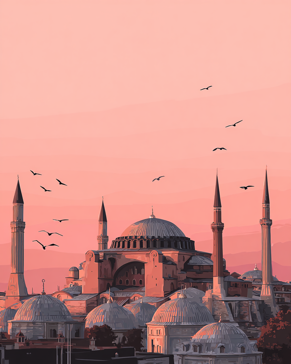 Malen nach Zahlen – Hagia Sophia