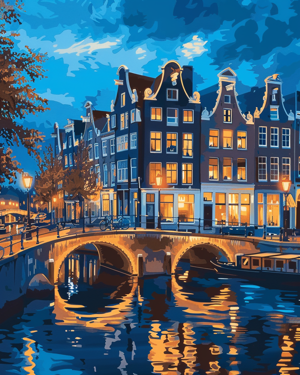 Malen nach Zahlen - Amsterdam per Rad