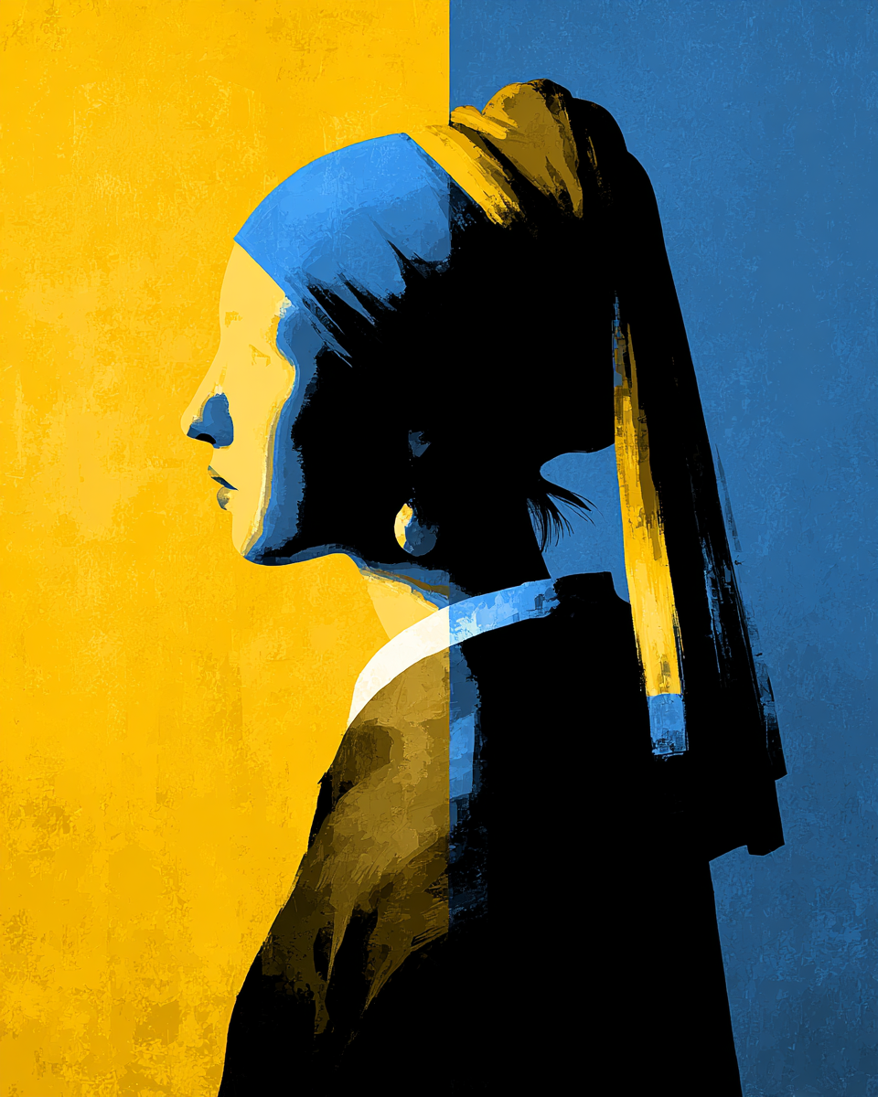 Malen nach Zahlen Vermeer Portrait