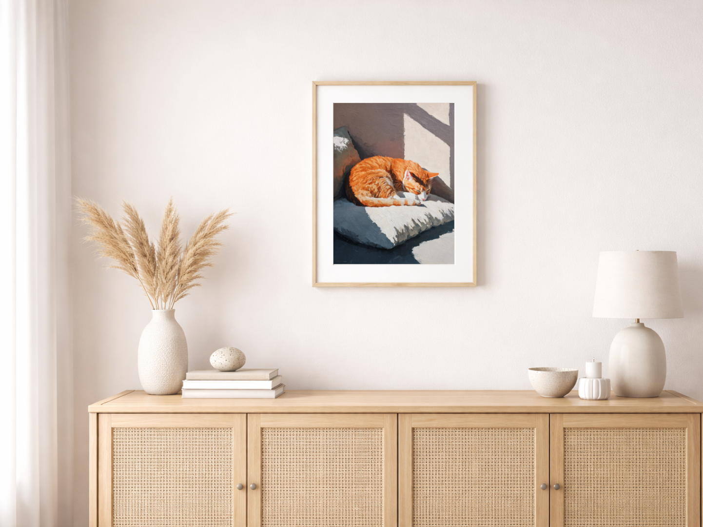 Malen nach Zahlen – Schlafende Katze