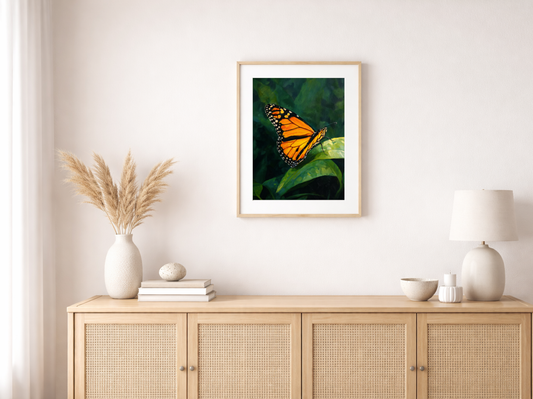 Malen nach Zahlen – Farbenprächtiger Schmetterling