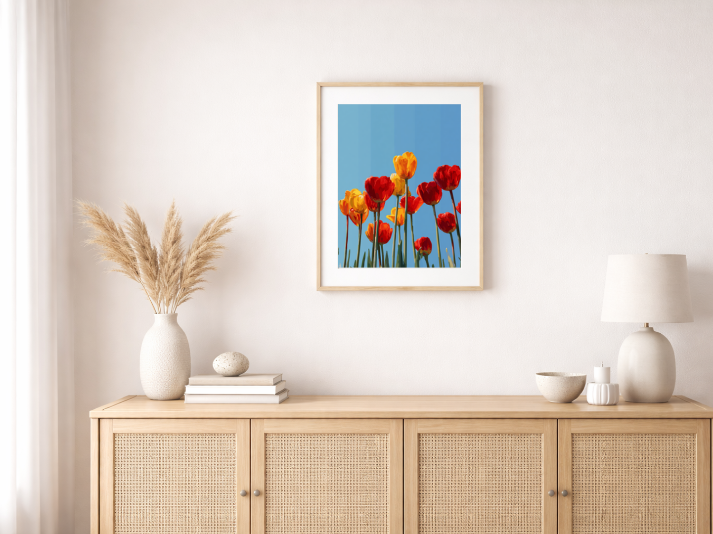 Malen nach Zahlen – Frühlingshafte Tulpen