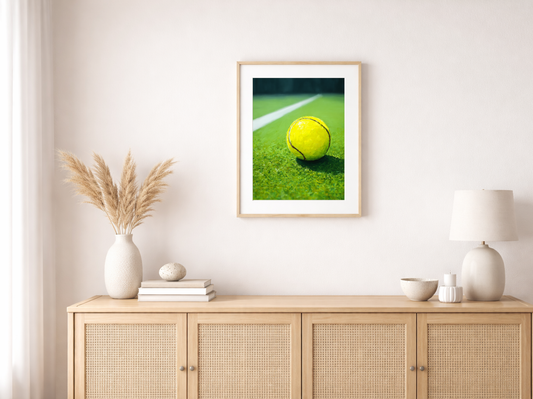 Malen nach Zahlen – Tennisball im Fokus