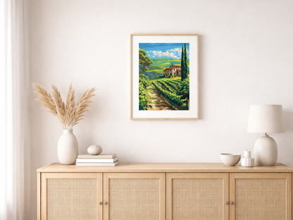 Malen nach Zahlen – Rolling Green Vineyards In
