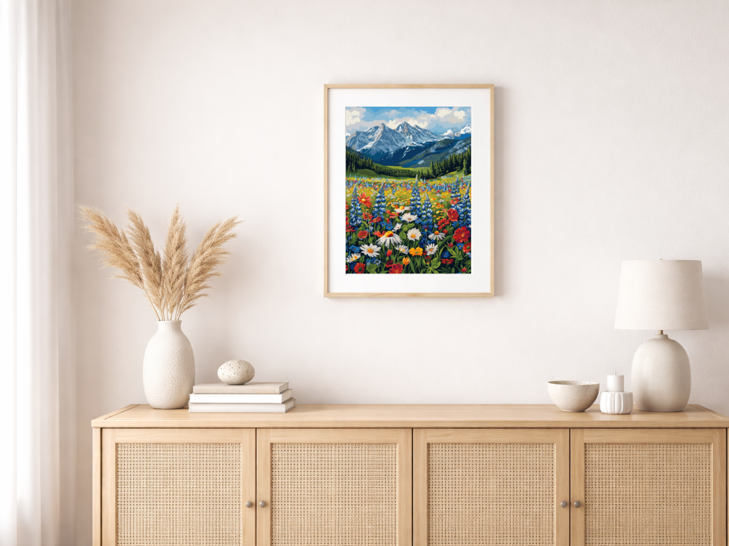 Malen nach Zahlen – Vibrant Meadow Full Of