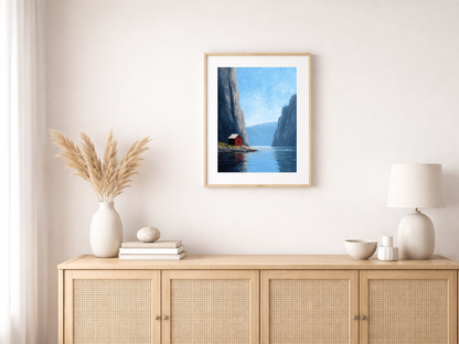 Malen nach Zahlen – Calm Deep Blue Water