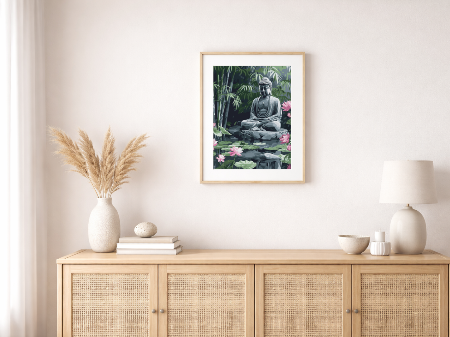 Malen nach Zahlen – Friedlicher Buddha