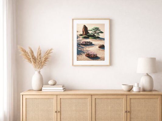 Malen nach Zahlen – Zen-Garten