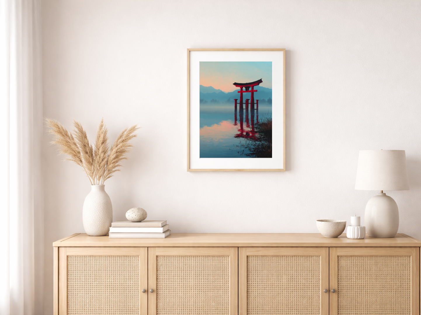 Malen nach Zahlen – Japanisches Torii-Tor