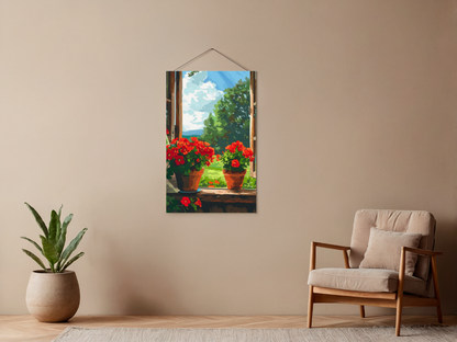 Malen nach Zahlen – Red Geranium