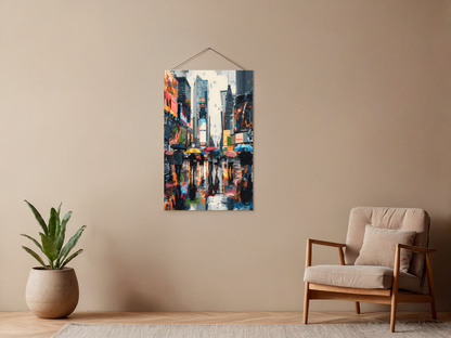 Malen nach Zahlen – Busy City Street In