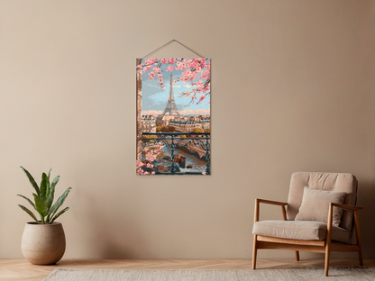 Malen nach Zahlen – Eiffel Tower Seen From