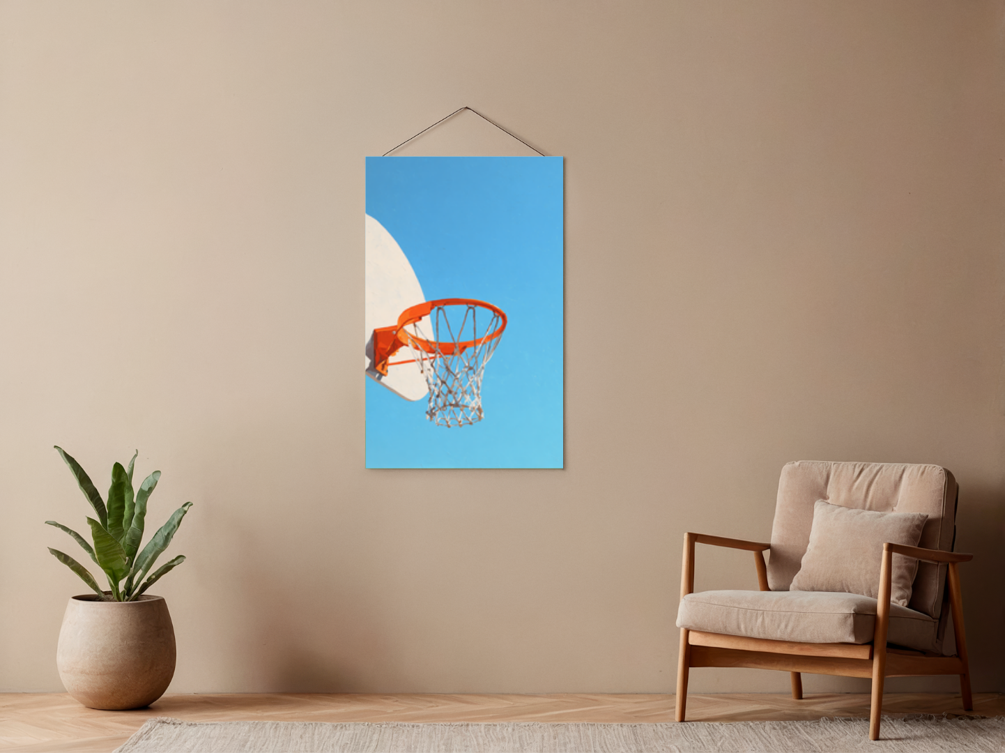 Malen nach Zahlen – Basketball-Korb