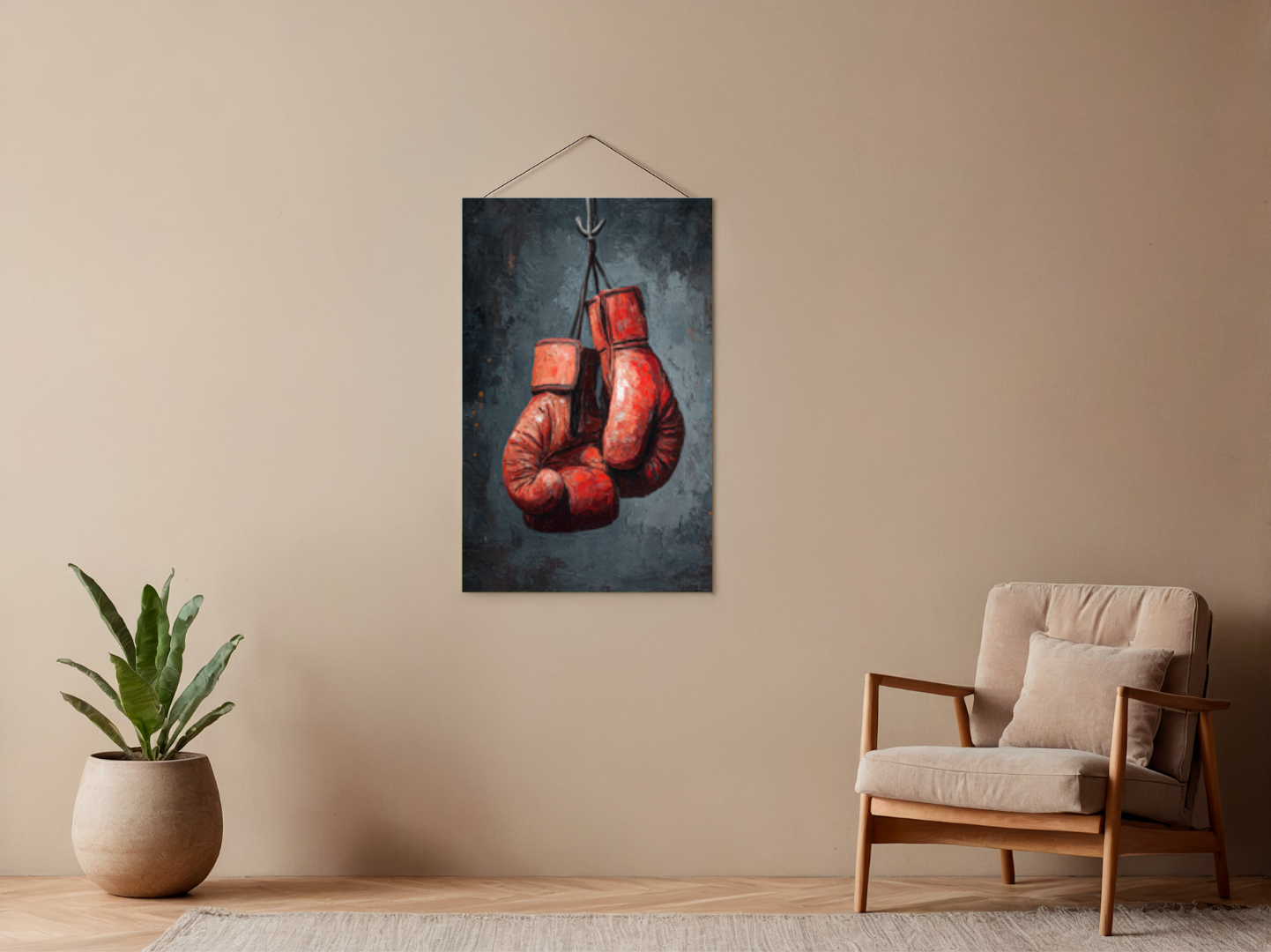 Malen nach Zahlen – Boxhandschuhe