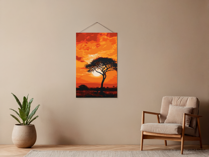 Malen nach Zahlen – Iant Orange Sun Setting