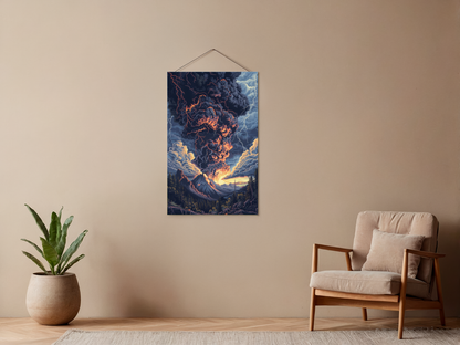 Malen nach Zahlen – Massive Volcanic Eruption