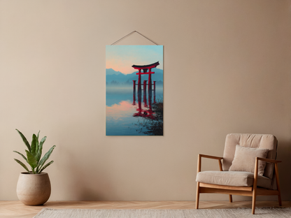 Malen nach Zahlen – Japanisches Torii-Tor