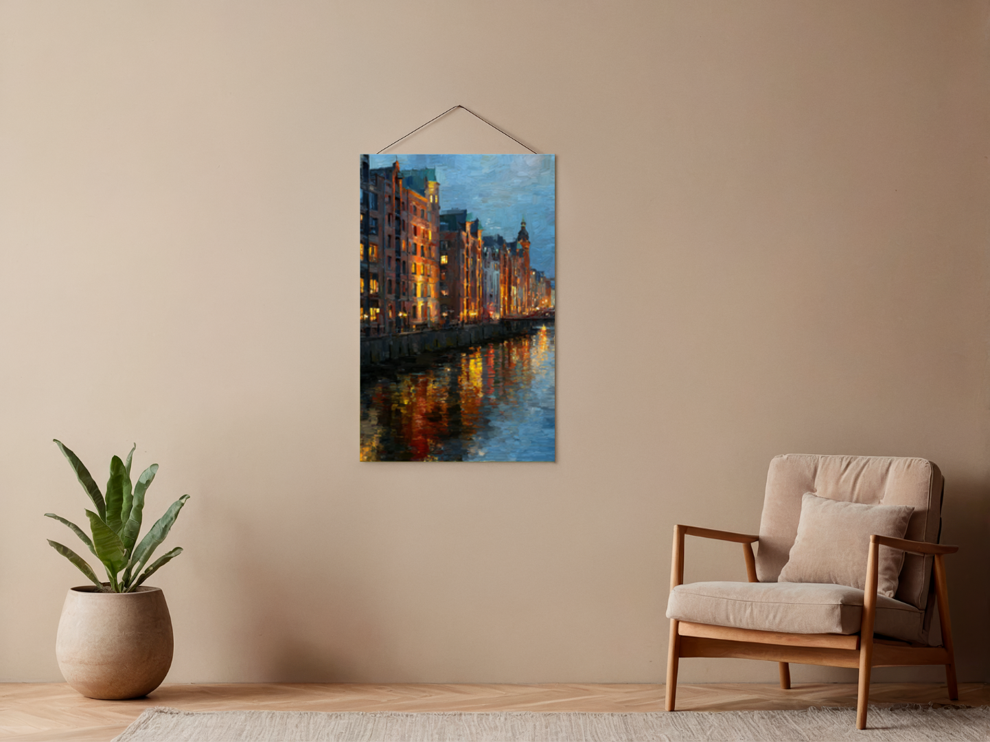 Malen nach Zahlen – Hamburger Speicherstadt