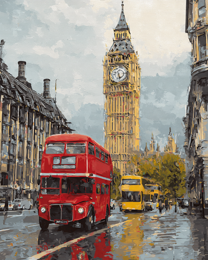 Malen nach Zahlen – Tower Bridge London