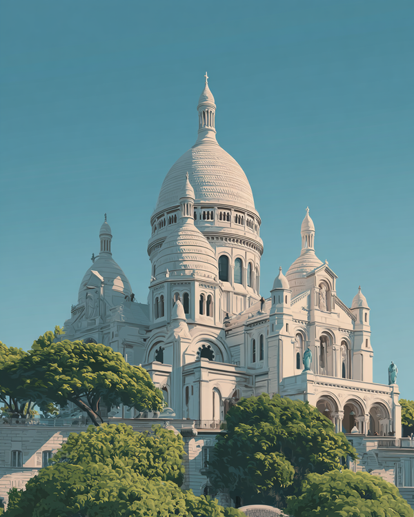 Malen nach Zahlen Sacré-Cœur Paris