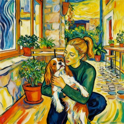 Beispielbild im Kunststil Munch-inspiriert