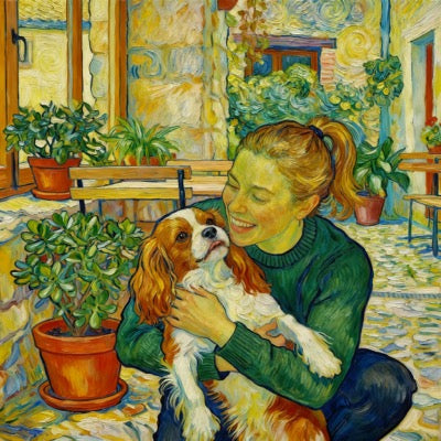 Beispielbild im Kunststil Van-Gogh-inspiriert
